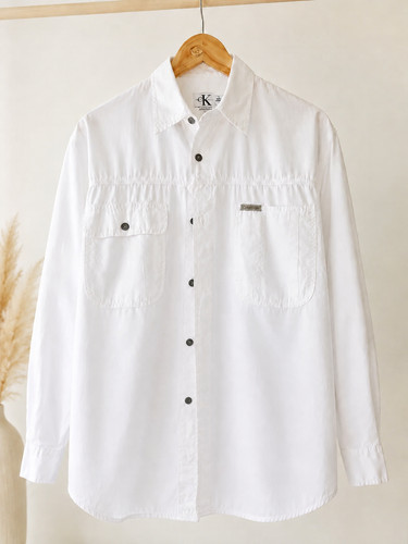 Chemise blanche calvin - chemise,