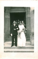 Photo ancienne mariage sortie