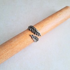 Bague ajustable ailes d’ange