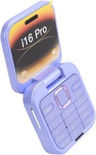 2G Unlocked Flip Phone for Seniors, Dual SIM Flip Cell Phone with Dual Screen, L
