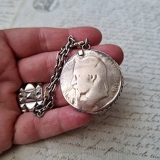 Porte Clé Pièce en Argent Napoléon III A Transformation Boîte Eloi Pernet ?