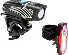 NiteRider Lumina Micro 650 Front Bike Light Sabre 110 Rear Bike Light Combo