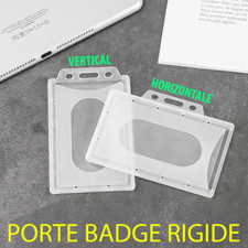 Porte Badge Rigide Etui Carte