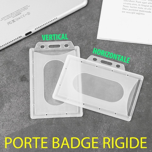 Porte badge rigide - badge,