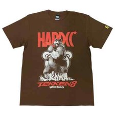 TEKKEN8 KUMA T-shirt Hardcore Chocolate Japan New Dark Brown