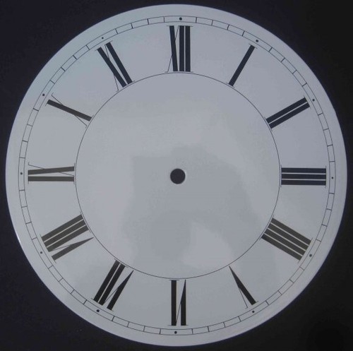 Cadran plat horloge - plat, d'horloge