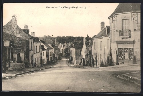 Cpa chapelle entrée - chapelle,, l´entrée