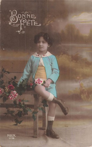 Bonne fete enfant banc - fete,