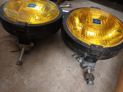 Paire phares jaune longue - phares,