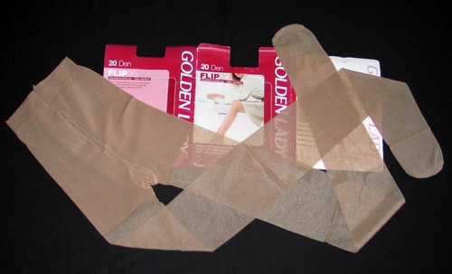 Collant transparent marron - collant,