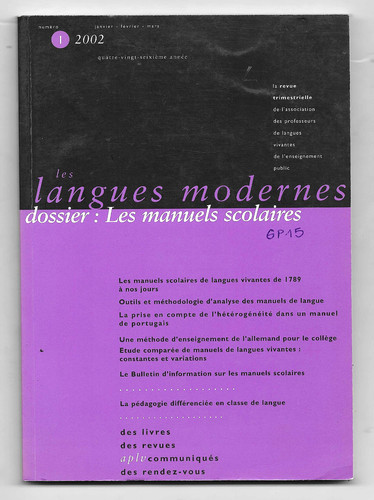 Langues modernes dossier - langues,