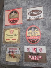 VINTAGE BOCK BEER LABELS