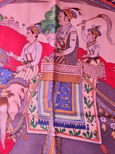 Carre soie foulard hermes - soie,