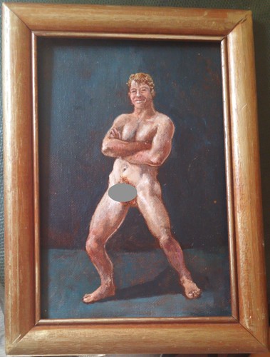 Peinture huile homme - huile,
