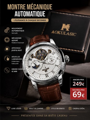 Montre mécanique automatique - mÉcanique,