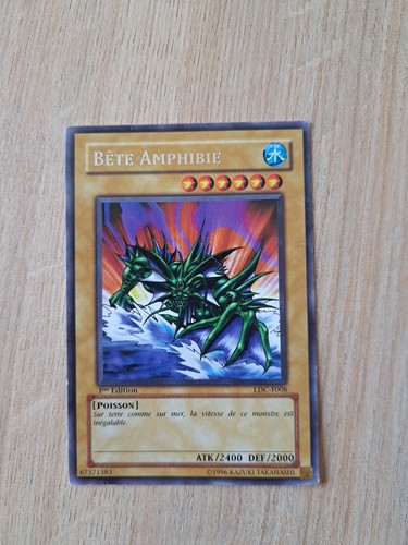 Carte bete amphibie - yu-gi-oh, ,