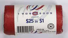 2009 Canada Montreal Canadiens Loonie Roll NHL RCM