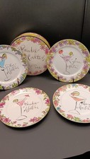 Rosanna MARTINI Bar Cocktail Appetizer/Dessert plates set of 4-with original box