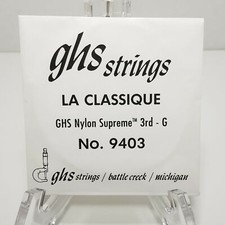 GHS Strings La Classique | Nylon Supreme 3rd-G 9403 | Guitar String | Vanguard