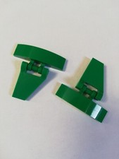 LEGO Lot of 2 Green Car Airplane Wings Bulk Parts Items #21