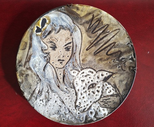 Grande assiette décorative - assiette,