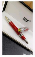 Casual Montblanc Ferrari Edition Red Fountain Pen - Medium Pen Comes with Box