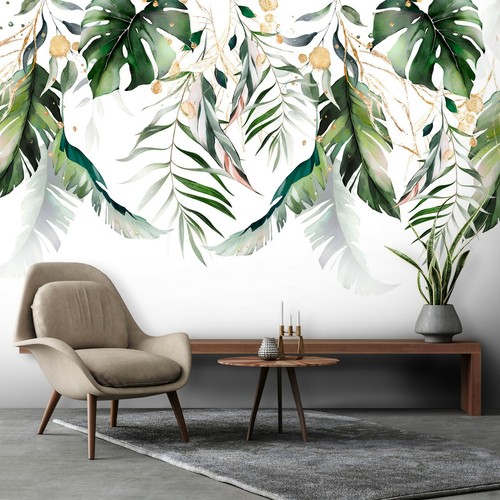 Papier paint intissé feuilles - paint,