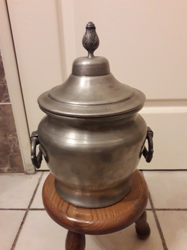Soupière étain avec anses - soupière,