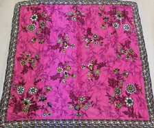 Foulard 100% Pure Soie Vintage