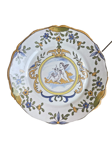 Assiette faïence charolles - de,