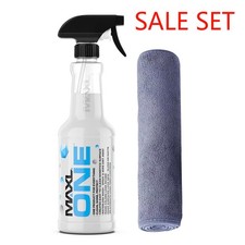 MAXLONE Car Spray with Triphene Technology - Quick Spray & Wipe with Towel Set .