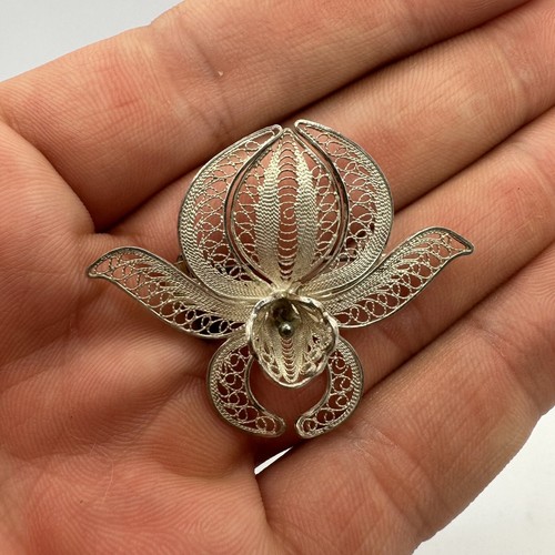 Broche ancienne argent - broche,