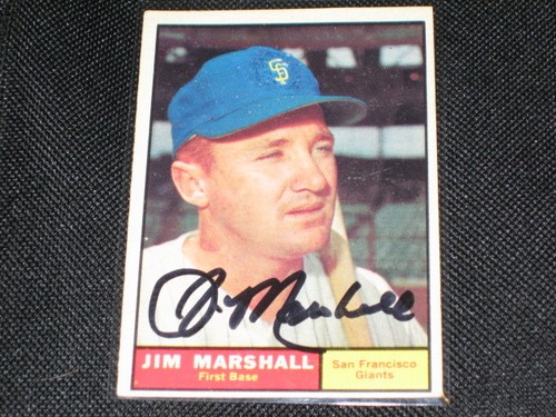 Jim marshall 1961 giants - jim,