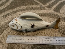 Boîte poisson porcelaine