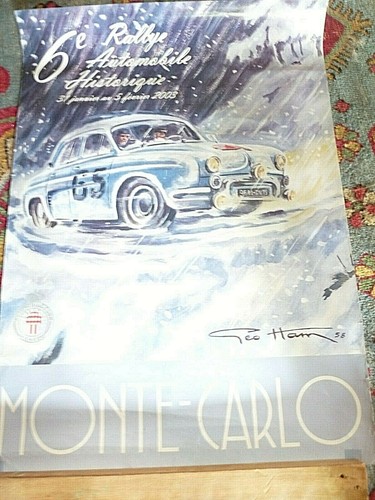 Une affiche rallye - 6e,