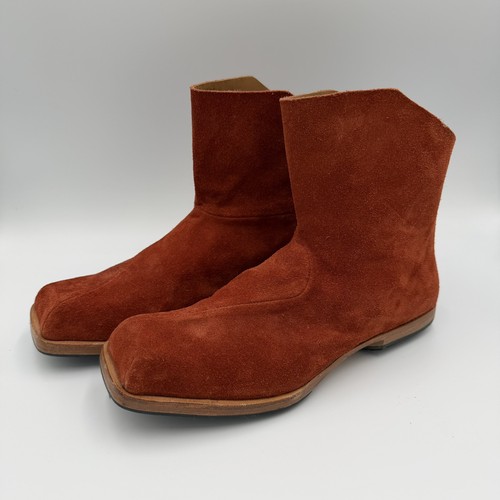 Cydwoq rust red suede ankle - cydwoq,