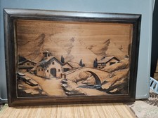 Ancien tableau en bois