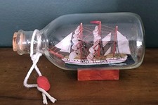 Vintage Marine Retro Decorative Bottle Boat Model