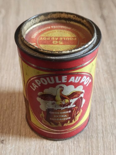 Petite boite métal poule - boite,