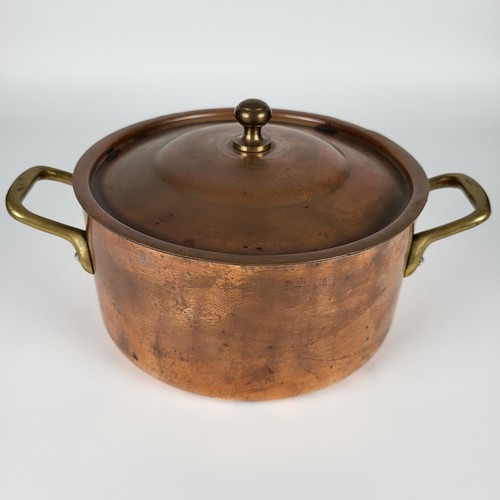 Cocotte cuivre étamé 18cm - étamé,