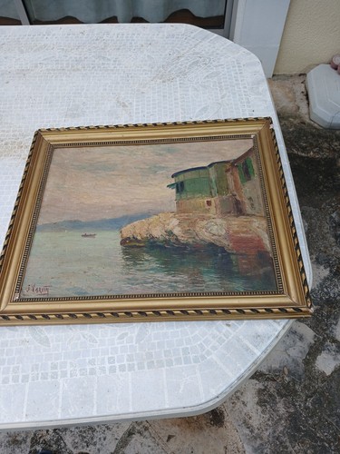 Ancienne peinture huile - peinture,