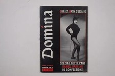 DOMINA   N° 10 SPECIAL BETTY  PAGE novembre 1989 TRES RARE