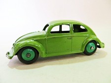 DINKY 181 'VOLKSWAGEN BEETLE SALOON. GREEN. COMPLETE. VINTAGE. ORIGINAL. VGC.