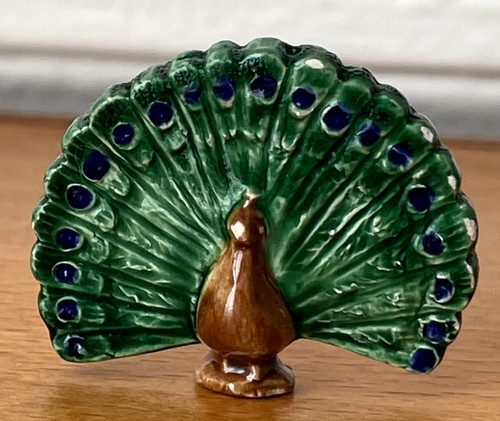 Rare fève paon - paon, 🦚❤️🎀