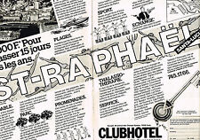 ADVERTISING ADVERTISING 044 1982 CLUB HOTEL ST RAPHAEL TIMESHARE (2 pag)