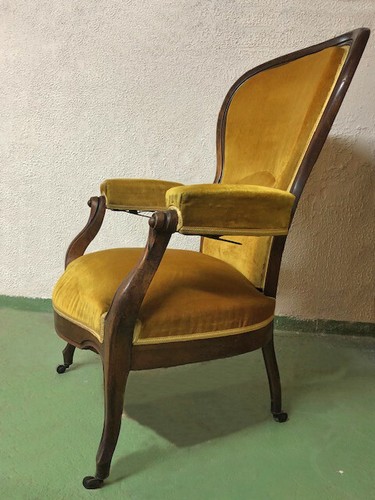 Fauteuil voltaire noyer - fauteuil,