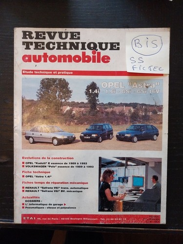 Revue technique opel astra - technique,