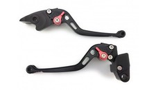 Paire Leviers Longs Noir Rouge