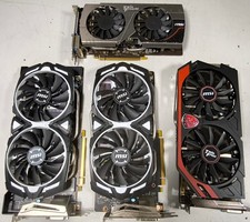 Lot De 4 MSI GPU GTX 660 GTX 1060 GTX 770 Ne Fonctionne Pas Pour Pièces