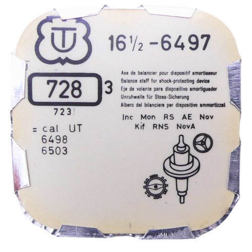 Unitas 6497 728 axe de - unitas,